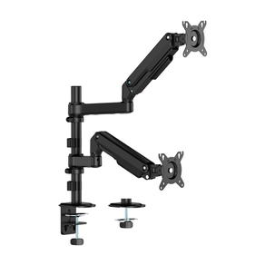 AISENS-Soporte-de-Mesa-Eco-Contrapeso-Giratorio-e-Inclinable-para-Monitor-TV-9KG--3-Pivotes--2-Brazos--de-17--32---Negro