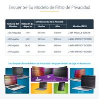 Miniatura 21 de Filtro de Privacidad 16:9 para Monitor de 24  - Colgante