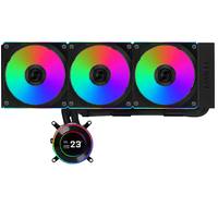 Miniatura 1 de Lian Li GA II Hydroshift II LCD C 360CL Procesador Sistema de refrigeraci  n l  quida todo en uno 12 cm Negro 1 pieza s