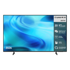 SAMSUNG 43"  TV 43" Crystal 4K AI U8075H 4K Samsung Vision AI Smart TV (2026) LED 4K Ultra HD