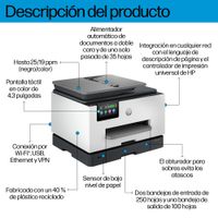 Miniatura 4 de HP OfficeJet Pro OfficeJet Pro 9130b Inalámbrico All-in-One Color Impresora, Impresión a doble cara; Copiadora y escáner  Thermal Inkjet Wifi Dúplex