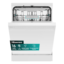 LAVAVAJILLAS 60 CM HISENSE HS663A90WUK A 16 CUBIERTOS BLANCO