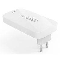 Miniatura 4 de CARGADOR DE PARED HAMA 65W PLEGABLE 2xUSB-C PD 1xUSB-A MINICARGADOR COLOR BLANCO