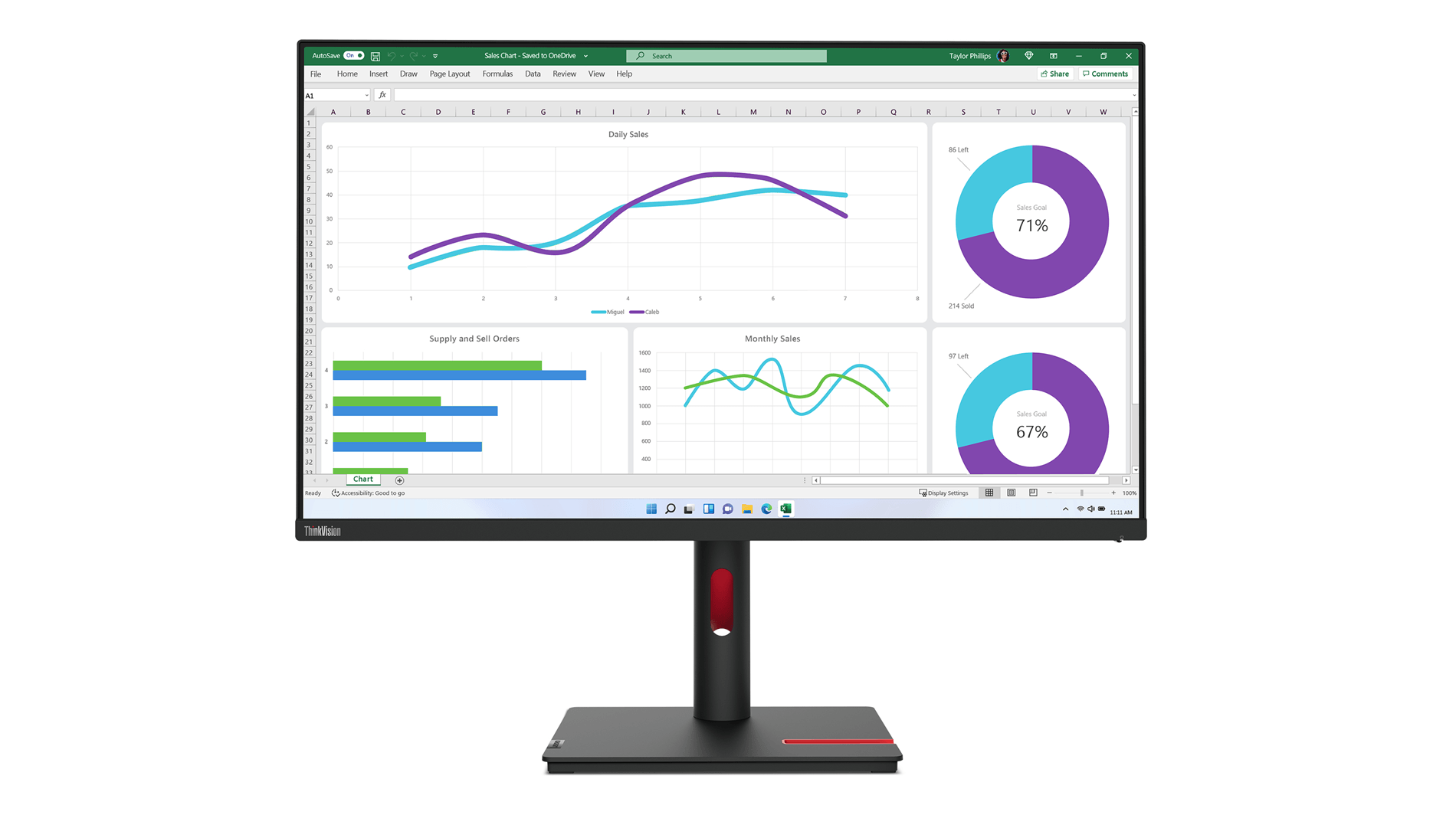 LENOVO ThinkVision T32h-30 ThinkVision 31.5" LED IPS Quad HD HDMI