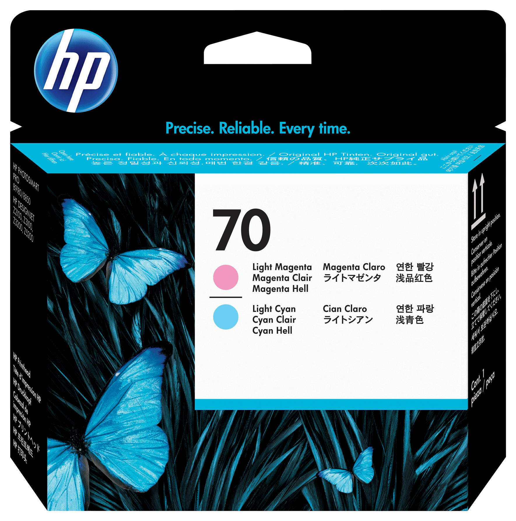 HP Photosmart Pro B9180 N?70 Cabezal de impresion Magenta claro y Cian claro