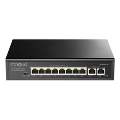 STRONG SWITCH 8 POE CON 2 ENLACES ASCENDENTES ETHERNET