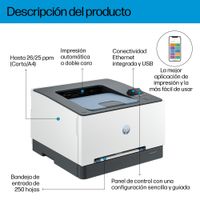 Miniatura 4 de HP  LaserJet Pro 3202dn Color Impresora, Solo Ethernet; A doble cara  Laser Dúplex Color