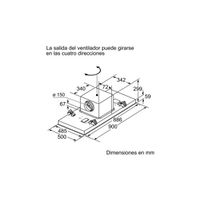 Miniatura 5 de CAMPANA INTEGRABLE SIEMENS LR96CBS20 ANCHO 90 CM