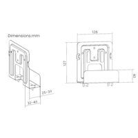 Miniatura 15 de SOPORTE UNIVERSAL DE PARED EQUIP PARA MINI PC ROUTER MEDIA PLAYER