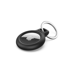 SECURE HOLDER KEYRING AIRTAG 4PK BK