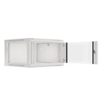 Miniatura 5 de ARMARIO LANBERG MURAL RACK 19Ã?â?¬Â 6U 600X600 FLAT PACK PUERTA CRISTAL GRIS
