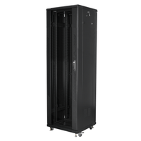 Miniatura 1 de ARMARIO LANBERG RACK 19" 42U 600X600 FLAT PACK BLACK NEGRO