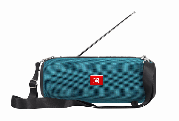ALTAVOZ PORTATIL GEMBIRD SPK-BT-17-G COM RÇ±DIO FM 2X5W RMS BLUETOOTH VERDE
