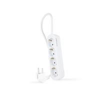Miniatura 1 de Nanocable Regleta de Enchufes 4 Tomas 1.4 m Blanco
