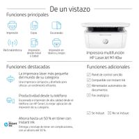 Miniatura 6 de IMPRESORA HP LASER M140W MULTIFUNCION