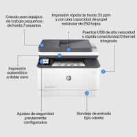 Miniatura 7 de IMPRESORA HP LASERJET PRO 3102FDN