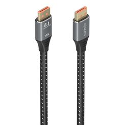 CABLE AISENS DISPLAYPORT V2.1 16K@60HZ 80GBPS DP/M-DP/M NEGRO 2.0M