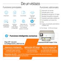 Miniatura 6 de HP ENVY Multifunción A4Wifi Thermal Inkjet Dúplex Envy Inspire 7220e Inalámbrico All-in-One Color Impresora, Instant Ink; Fotocopiadora, escáner