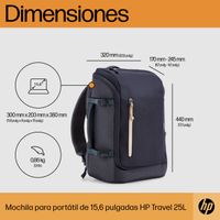 Miniatura 5 de MOCHILA HP TRAVEL 25L AZUL PARA PORTATIL DE 15.6"