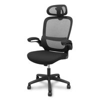 Miniatura 3 de illa Pro525 respaldo malla negro asiento tela color negro y cabecero