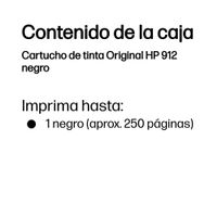 Miniatura 4 de TINTA HP 912 NEGRO