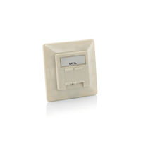 Miniatura 1 de KIT 5 UNIDADES ROSETA CAT6A EMPOTRAR BLANCO PERLA REF. 125775