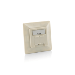 KIT 5 UNIDADES ROSETA CAT6A EMPOTRAR BLANCO PERLA REF. 125775