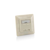 Miniatura 2 de KIT 5 UNIDADES ROSETA CAT6A EMPOTRAR BLANCO PERLA REF. 125775