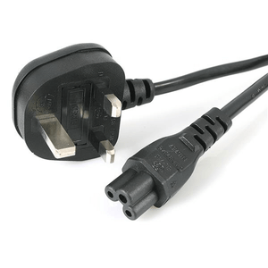 CABLE 1M ALIMENTACION ESTANDAR BRITANICO BS1363 A C5 TREB OL
