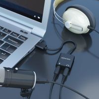 Miniatura 5 de Aisens - Conversor Usb-A A Audio 48Khz, Usb-A/M-2Xjack 3.5/H, Negro, 1