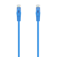 Miniatura 1 de AISENS Cable de Red Latiguillo RJ45 LSZH Cat 6A 500 Mhz UTP AWG24  Azul  0 5M