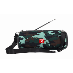 ALTAVOZ PORTATIL GEMBIRD SPK-BT-17-CM COM RÇ±DIO FM 2X5W RMS BLUETOOTH CAMUFLAJE