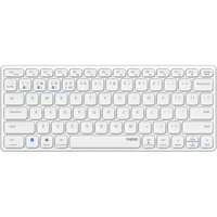Miniatura 1 de TECLADO RAPOO WIRELESS Y BLUETOOTH E9600M 2.4GHz BT 3.0 5.0 DISE??O ULTRAFINO COMPACTO BATERIA GRIS