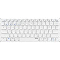 Miniatura 2 de TECLADO RAPOO WIRELESS Y BLUETOOTH E9600M 2.4GHz BT 3.0 5.0 DISE??O ULTRAFINO COMPACTO BATERIA GRIS