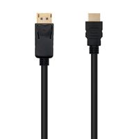 Miniatura 3 de CONVERSOR NANO CABLE DISPLAYPORT/MACHO A HDMI/MACHO 3M NEGRO