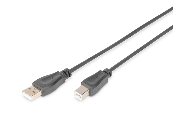 USB 2.0 connection cable type A - B M/M 0.5m USB 2.0 conform bl