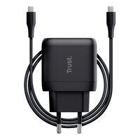 Miniatura 5 de CARGADOR USB GAN TRUST MAXO 45W 1xUSB-C INCLUYE CABLE USB-C 2m COLOR NEGRO