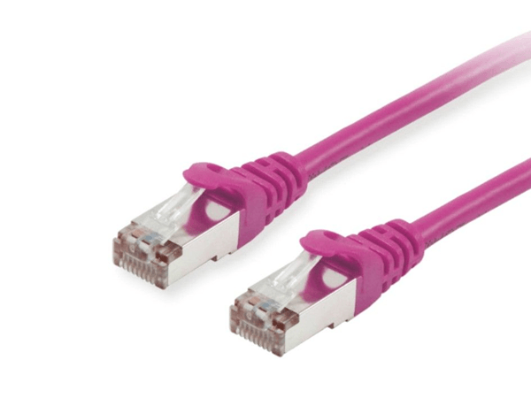 LATIGUILLO APANTALLADO S/FTP CATEGORIA 6 LIBRE HALOGENOS 5M COLOR MORADO EQUIP P/N 605554