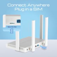 Miniatura 4 de Keenetic Hero 4G+ Router Wifi6 Mesh AX1800 4xGbi