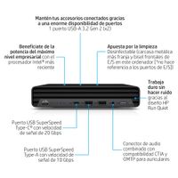 Miniatura 4 de MINI PC HP ELITE MINI 800 G9 DESKTOP COMPUTER - INTEL CORE I5 14TH GEN I5-14500 - VPRO TECHNOLOGY - 16 GB - 512 GB SSD - MINI PC - INTEL Q670 CHIP - W