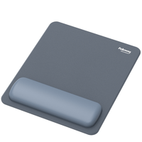 Miniatura 1 de ALFOMBRILLA CON REPOSAMUNECAS BREYTA AZUL RECICLADO FELLOWES 100142557