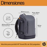 Miniatura 5 de MOCHILA HP TRAVEL 25L PARA PORTATIL DE 15.6"