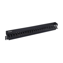 PANEL DE GESTION DE CABLES PARA RACK 19" COLOR PLASTICO NEGRO EQUIP 327314