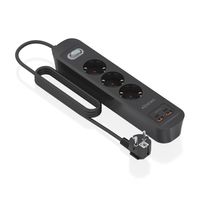 Miniatura 3 de Aisens Regleta 3 tomas interruptor PD 2xUSBC 2xUSB