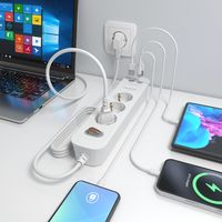 Miniatura 6 de Aisens Regleta 3 tomas interruptor PD 2xUSBC 2xUSB