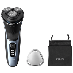 AFEITADORA PHILIPS S3243/12 3 CABEZALES FLEXIBLES 5D USO EN HUMEDO Y SECO INALAMBRICA RECARGABLE