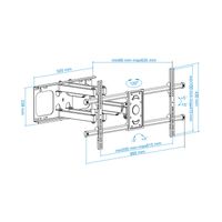 Miniatura 12 de Tooq LP3790TN-B  Soporte pared pantallas 37-90