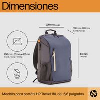 Miniatura 5 de HP TRAVEL 18L 15.6 IGR LAPTOP BACKPACK