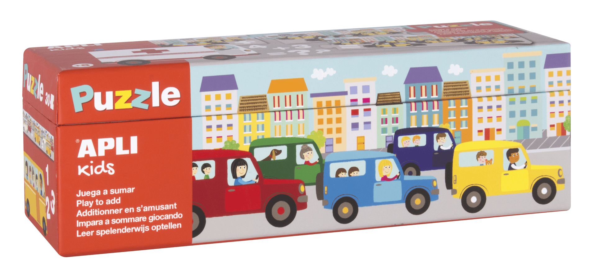 PUZZLE "PRIMERAS SUMAS" TRANSPORTES APLI 17196