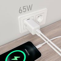 Miniatura 5 de CARGADOR AISENS GAN 65W 2XUSB-C PD3.0 QC4.0 BLANCO